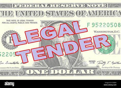 Legal Tender High Resolution Stock Photography and Images - Alamy