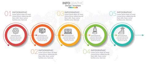 Infographic template with steps and process for your design. 8582031 Vector Art at Vecteezy