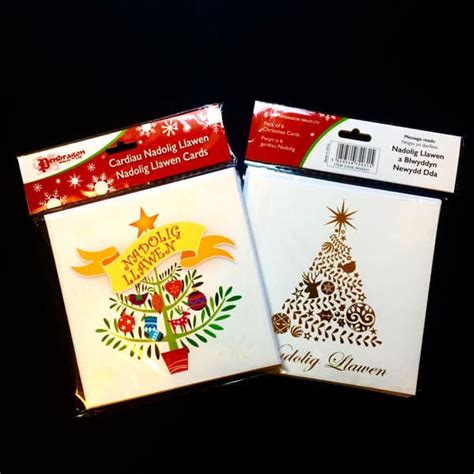 Welsh Christmas cards (Pack of 6) - Welsh gifts with heart - Spend £50 for 10% off