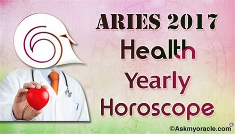 Aries 2017 Health Yearly Horoscope, Medical horoscope