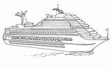 Carnival Cruise Ship Coloring Pages sketch template