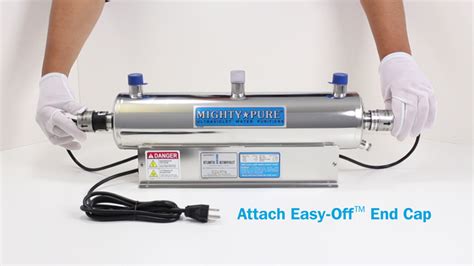 Mighty Pure Ultraviolet Water Purifier UV Lamp Installation