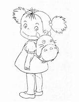 Studio Ghibli Coloring Pages Free Printable PDF sketch template