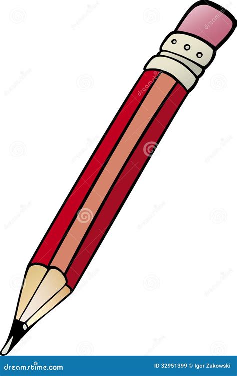 Pencil Clip Art Cartoon Illustration Royalty Free Stock Images - Image: 32951399