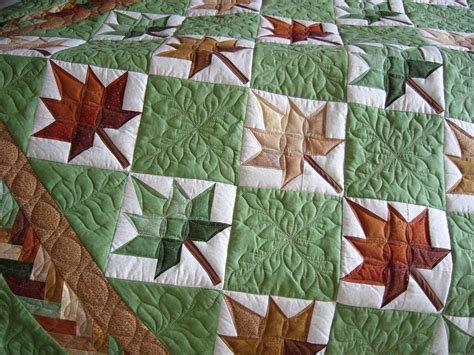 caledonia quilter: Leaf Quilt