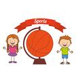 Kids sports Royalty Free Vector Image - VectorStock