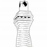 Bespoke Chimney Coloring Page For Kids  Free Printable sketch template