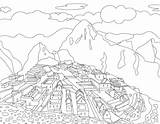 Machu Picchu coloring Page  Free Printable Coloring Pages sketch template