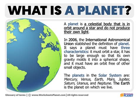 What is a Planet | Definition and Example