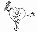 Cartoon Heart coloring Page  Download Print Or Color Online For Free sketch template
