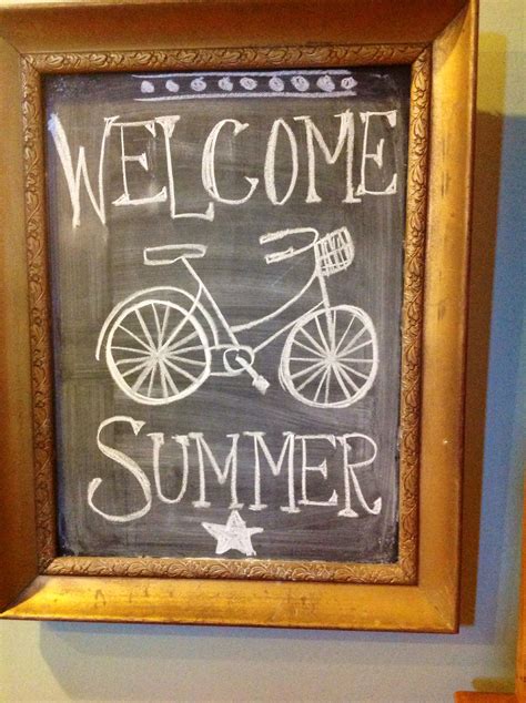 Summer Chalkboard | My makes | Pinterest | Summer chalkboard, Chalkboards and Summer