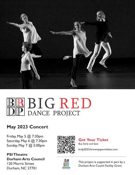 Big Red Dance Project 2023 Spring Concert, Durham Arts Council, 5 May ...