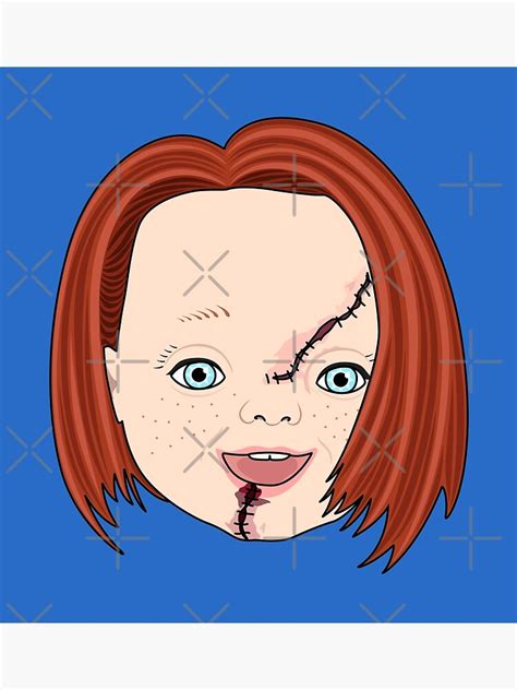 "Curse of Chucky | Scars" Poster by Jakmalone | Redbubble