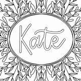 Custom Name Coloring Page Personalized Name Printable  Etsy sketch template
