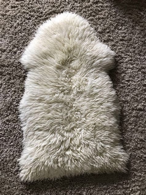 IKEA Sheepskin Rug, Furniture & Home Living, Home Decor, Carpets, Mats ...