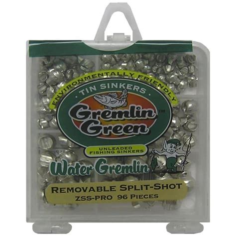 Water Gremlin 96 Pc. Lead-Free Split Shot Assortment by Water Gremlin ...