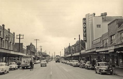 View of Maitland Road, Mayfield, NSW, Australia [c. 1950s] | Newcastle town, Australia history ...