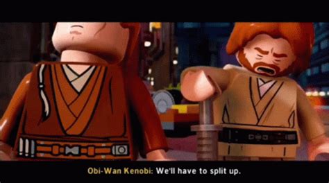 Lego Star Wars Obi Wan Kenobi GIF – Lego Star Wars Obi Wan Kenobi Well Have To Split Up ...