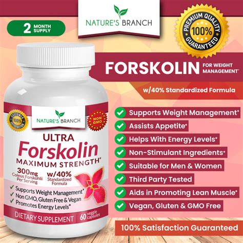 Forskolin For Weight Loss (Appetite Suppressant & Fat Burner) - Nature's Branch