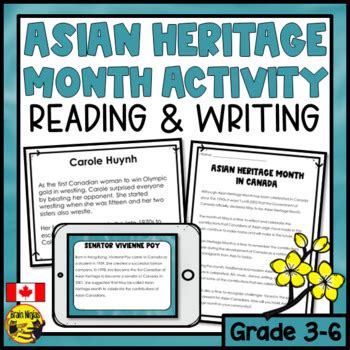 Asian Heritage Month Activity by Brain Ninjas | Teachers Pay Teachers