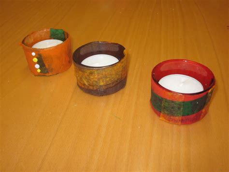 Teen Craft: Decorate a Candle Holder! | Candle holders decor… | Flickr
