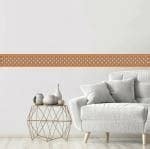 Buy Asian Paints Persian Motif Orange Wall Borders Roll,DIY Home Self-Adhesive Multi-Surface ...