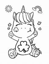 Shamrock Coloring Page  Etsy sketch template
