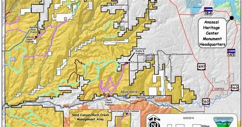 Canyons Of The Ancients Map - Maping Resources