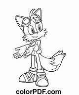Sonic Game Miles Tails Prower – Coloring Pages And Books In PDF sketch template