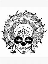 Catrina Coloring Pages  Nation sketch template