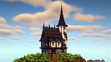 Minecraft | How to Build a Medieval Tower House | Build Tutorial - YouTube