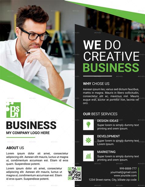 Business Flyer | Business flyer, Corporate business card design, Corporate business card