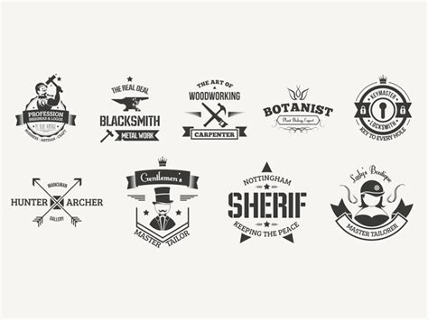 Free Vintage Logo Templates & Badges - Freebie Supply