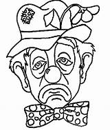 Clown Faces Coloring Pages  Home sketch template