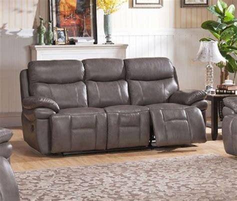 Summerlands Top Grain Leather Reclining Sofa - USA Furniture Warehouse