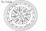 Compass Coloring Pages sketch template