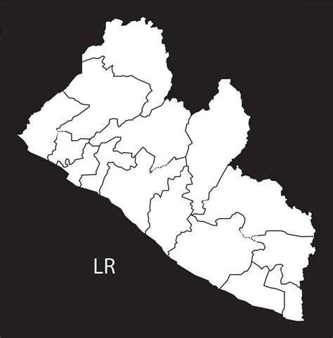 Printable Liberia Map – Free download and print for you.