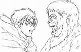 Levi And Beast Titan Coloring Page  Free Printable Pages For Kids sketch template