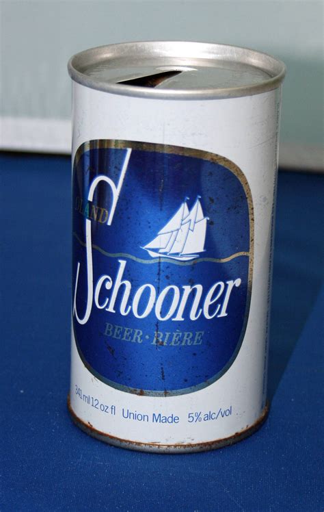 VINTAGE Canadian Schooner Biere Beer Steel Can Pull Tab - Etsy Ireland