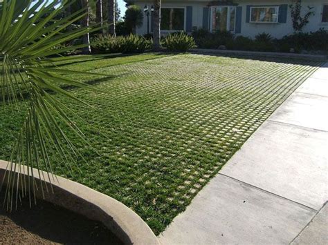 Drivable Grass Concrete Paving System | Grass pavers, Grass driveway, Permeable pavers