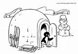 Pingu color page  Cartoon coloring pages For Kids sketch template