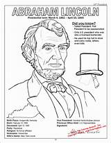 Abraham Lincoln Kid Coloring Page Pages sketch template