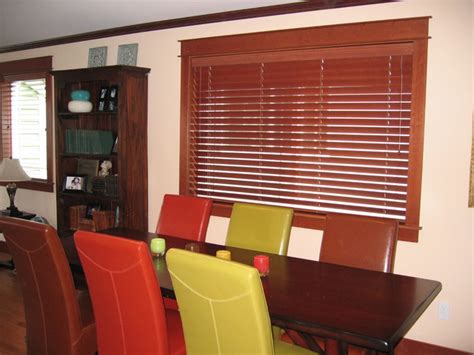 Wood Blinds - Eclectic - Dining Room - seattle - by Anchor Blinds