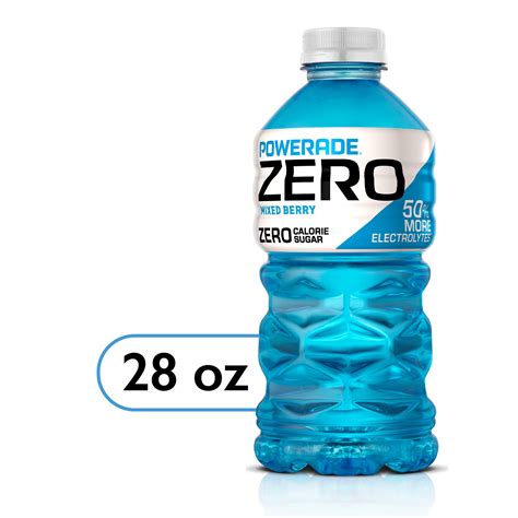 POWERADE Electrolyte Enhanced Zero Sugar Mixed Berry Sport Drink, 28 fl ...