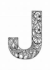 Alphabet Free To color For Kids  J Coloring Pages sketch template