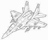 Printable Fighter Jet Coloring Pages sketch template