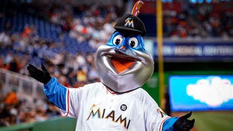 Marlins fire man who plays team's mascot | Miami marlins, Marlins, Mascot