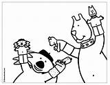 Free Puppet Coloring Page Download Png  sketch template