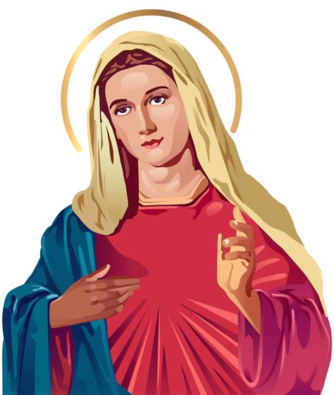 Blessed Virgin Mary PNG Clip Art - Best WEB Clipart