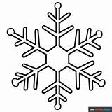Snowflake Coloring Page  Easy Drawing Guides sketch template